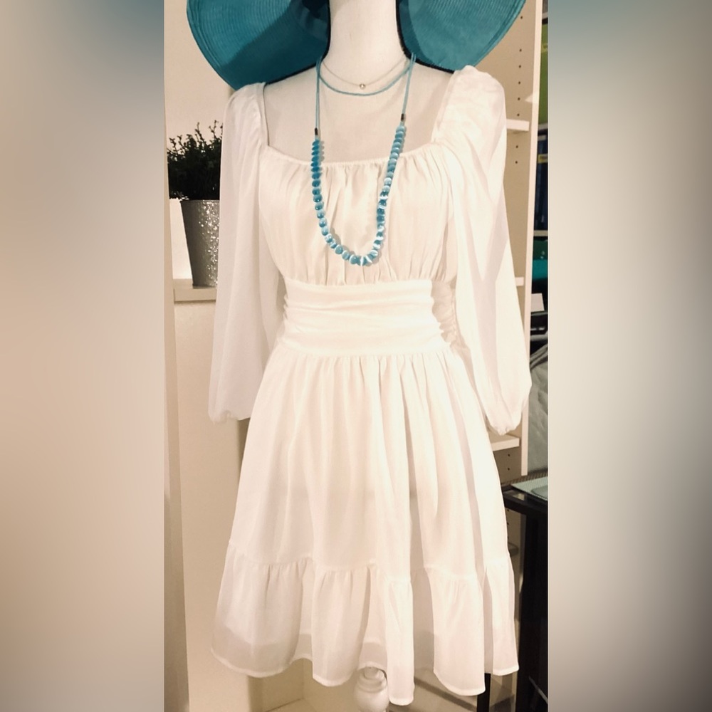 Exlura Tie back summer dress. L